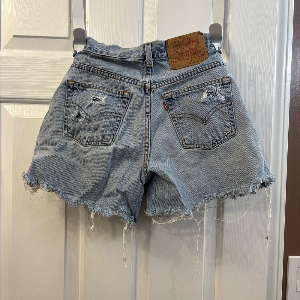 Levi's Light Blue Denim Shorts